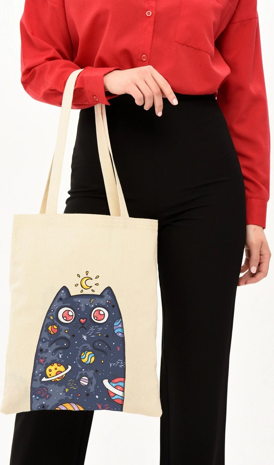 Çantë Tote Zoozie Bags, krem, 35x40cm, 0314