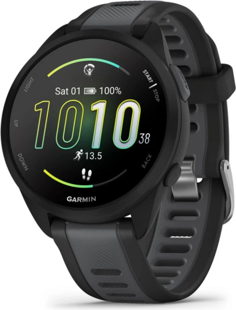Smartwatch Garmin Forerunner 165 010-02863-20 madhësi standarde, e zezë