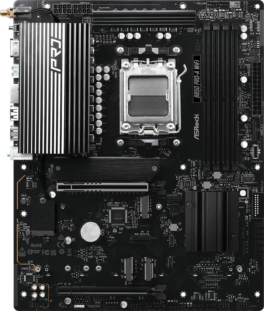 Pllakë amë ASRock B850 PRO-A WIFI, ATX, Socket AM5, DDR5, WiFi 6E
