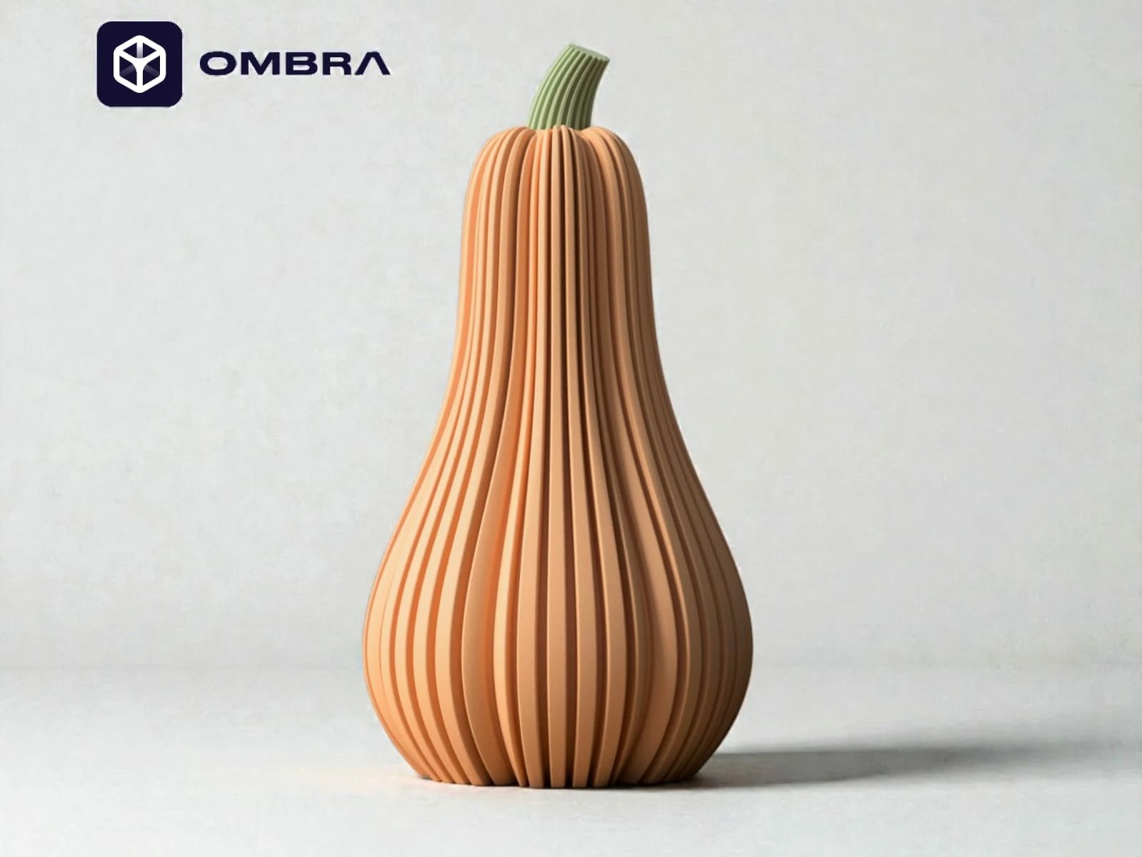 Kungull Dekor për Halloween në stilin "Pumpkin Tall" - e portokalltë