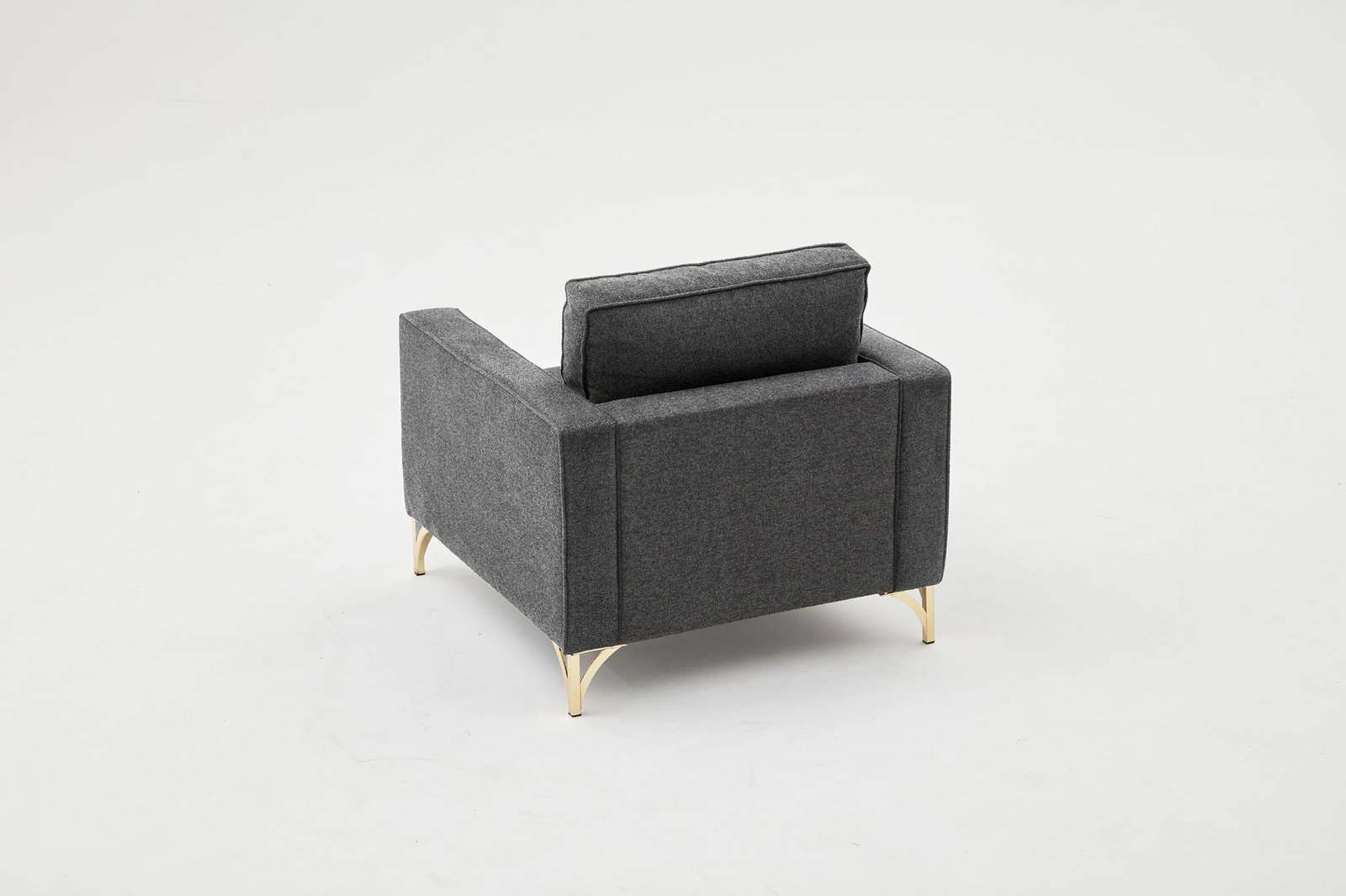 Karrige një vendëshe Atelier del Sofa, Berlin, antracit, ar