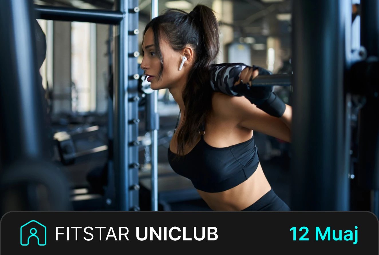 Pako fitnesi Fitstar UniClub, 1 vjeçare + Fivestar Nation FALAS