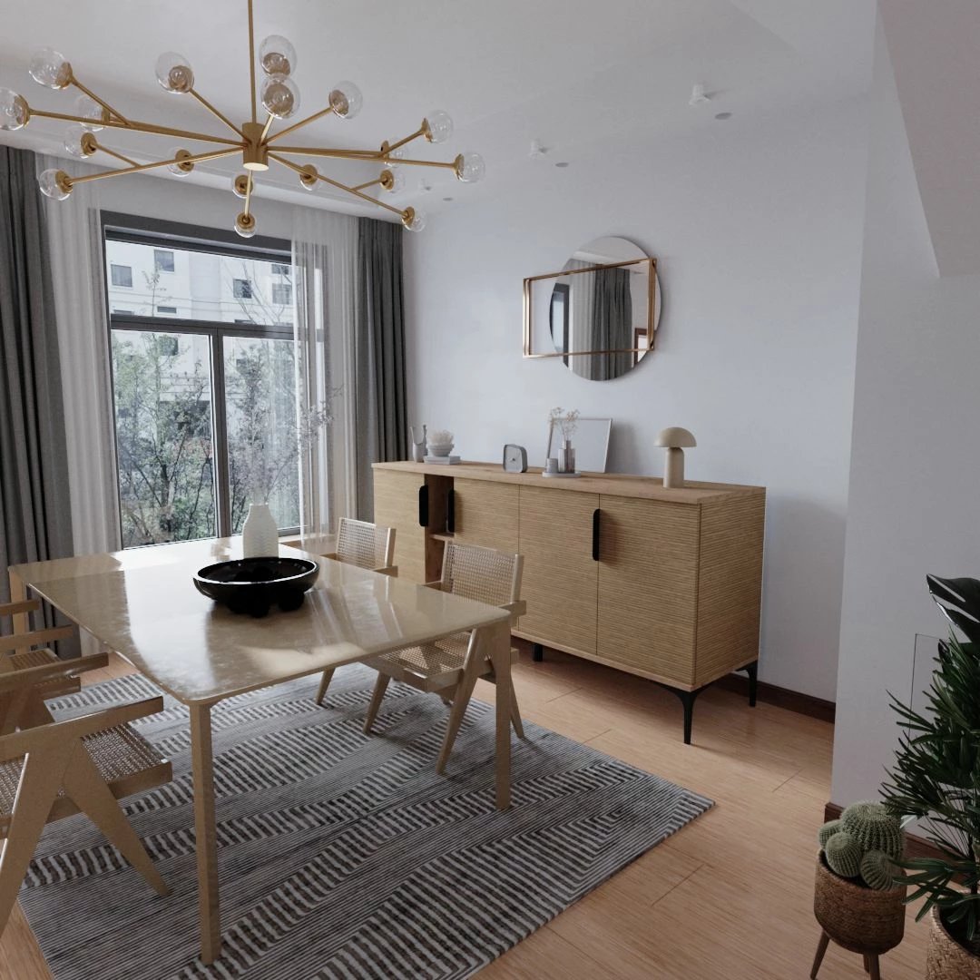 Konsol Skye Decor, ngjyrë lisi, Tarz