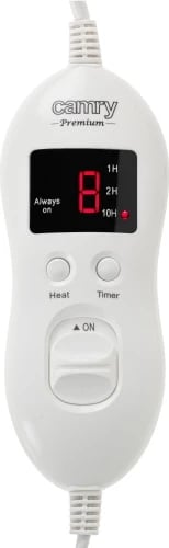 Batanije elektrike nën-dyshek me timer, Adler CR 7435, 150x80 cm, 8 nivele, 60 W, kafe