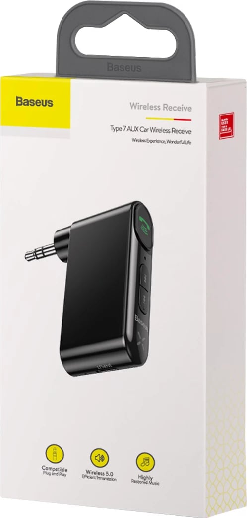 Transmetues Bluetooth Baseus BSBA-02, AUX, Bluetooth 5.0, i zi
