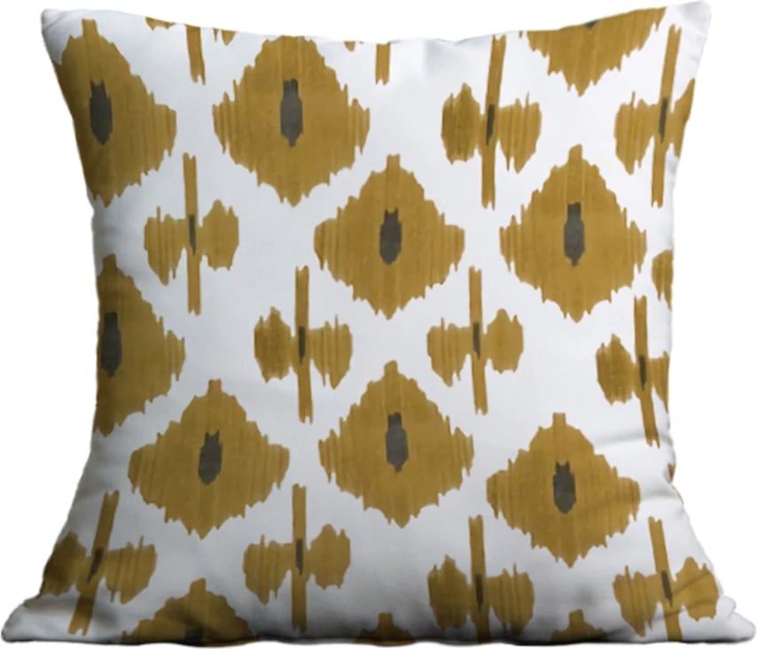 Jastëk dekorativ Humba, kadife, shumëngjyrësh-gri, 45x45cm