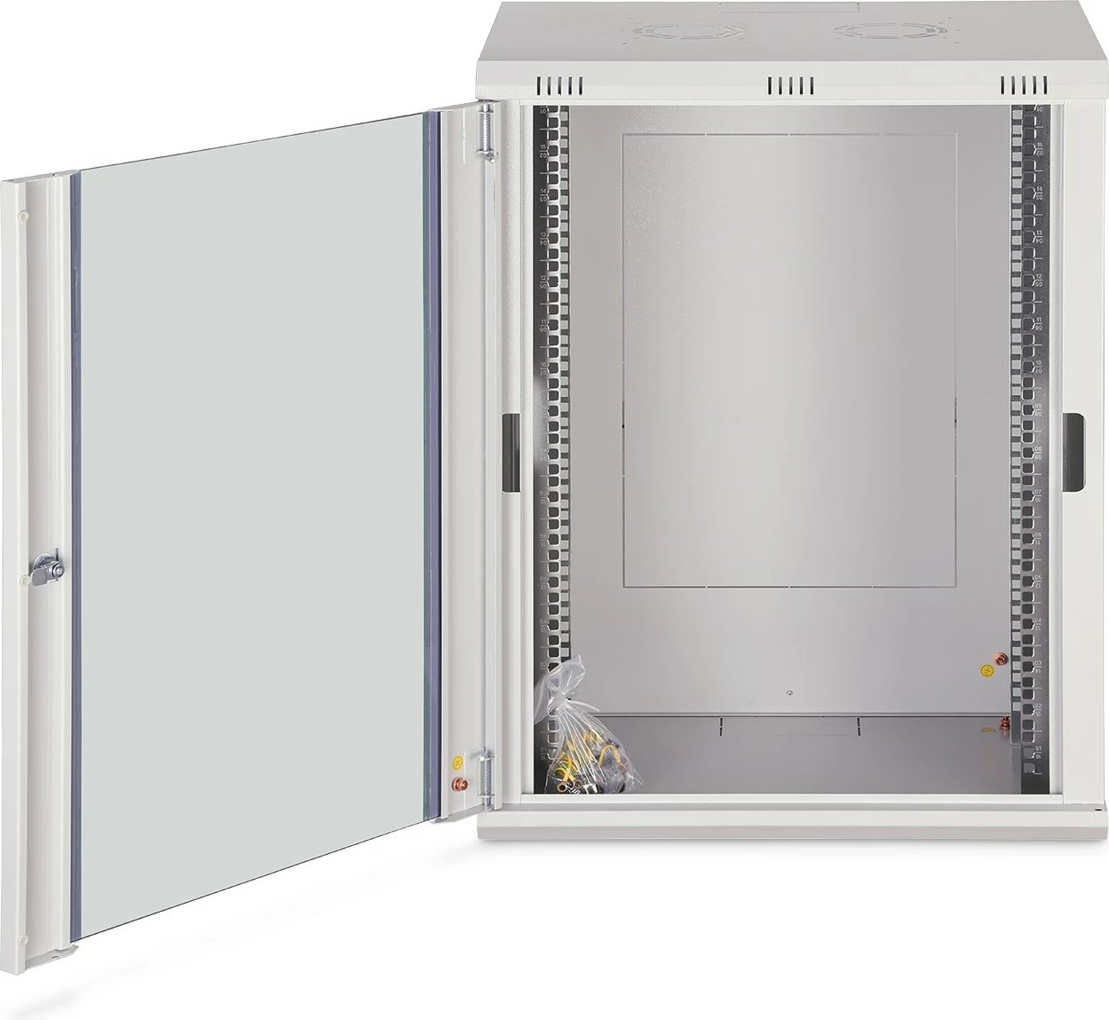 Kasë rrjeti Digitus Dynamic Basic 19U, 600x450 mm, montim në mur, gri