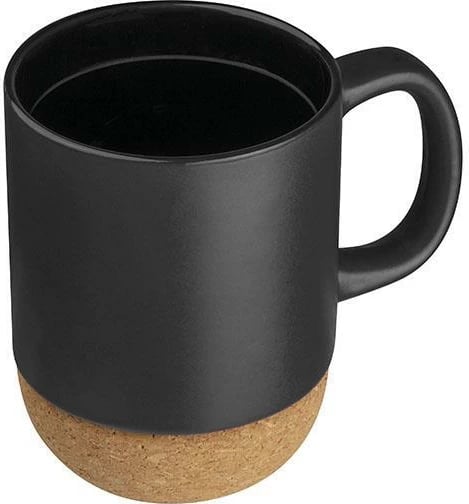 Filxhan qeramike MACMA 350ml me bazë tapë, e zezë