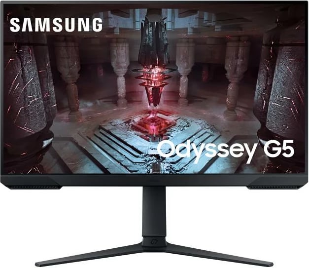 Monitor, Samsung Odyssey G5 S27CG510EU (LS27CG510EUXEN), 27", ekran i rrafshët TFT/LCD, klasë energjie F, e zezë