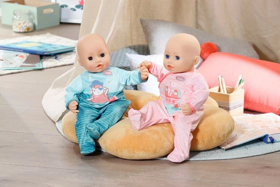 Rroba për kukull Baby Annabell Zapf 703090-116720, set 2 copë, rozë dhe kaltër