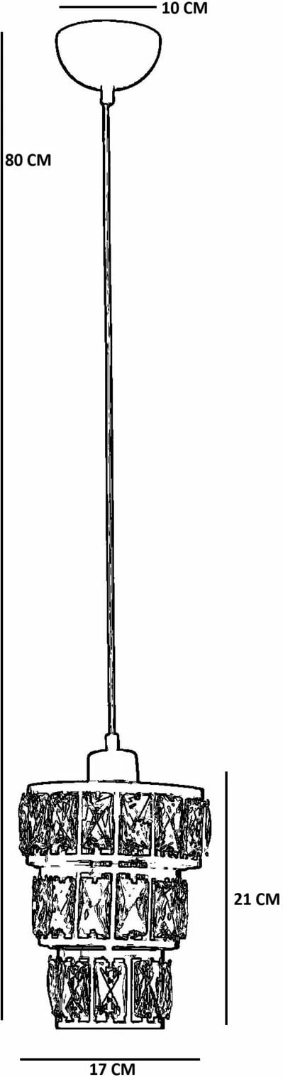 Llambë tavani Opviq, e zezë, 9038-1 Llambë tavani Opviq, e zezë, 9038-1