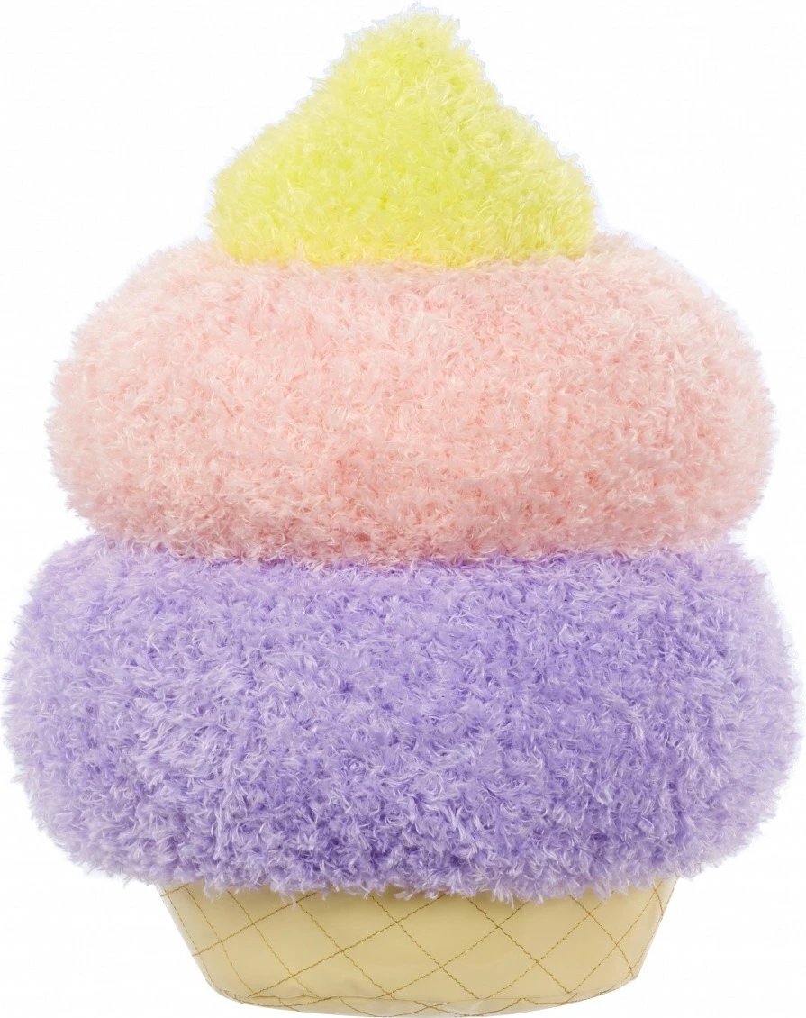 Lodër pelushi Fluffie Stuffiez nga MGA, model Akullore, shumëngjyrëshe, Large