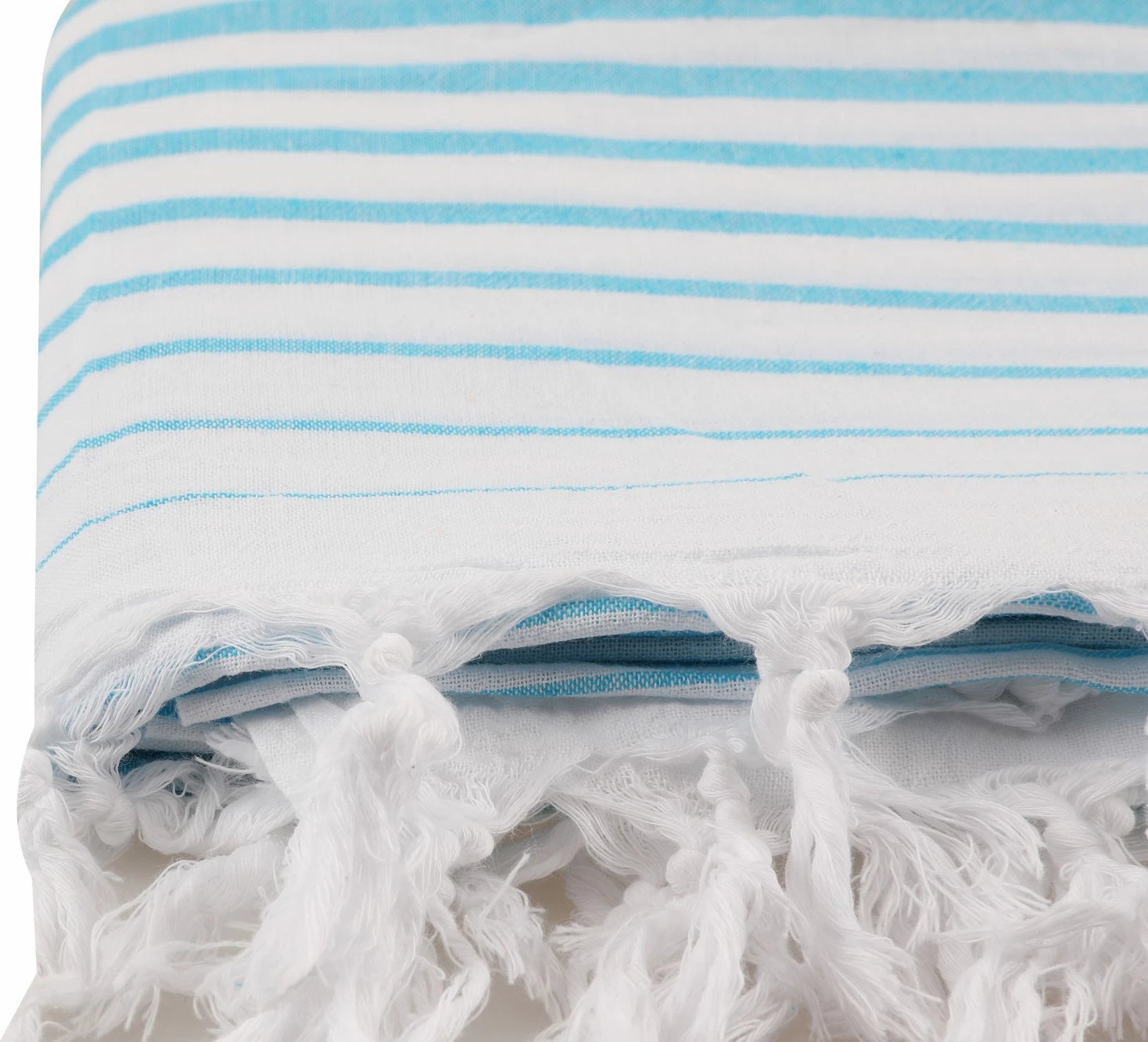 Peshqir plazhi Fouta, ngjyrë turquoise, Mijolnir, Golge