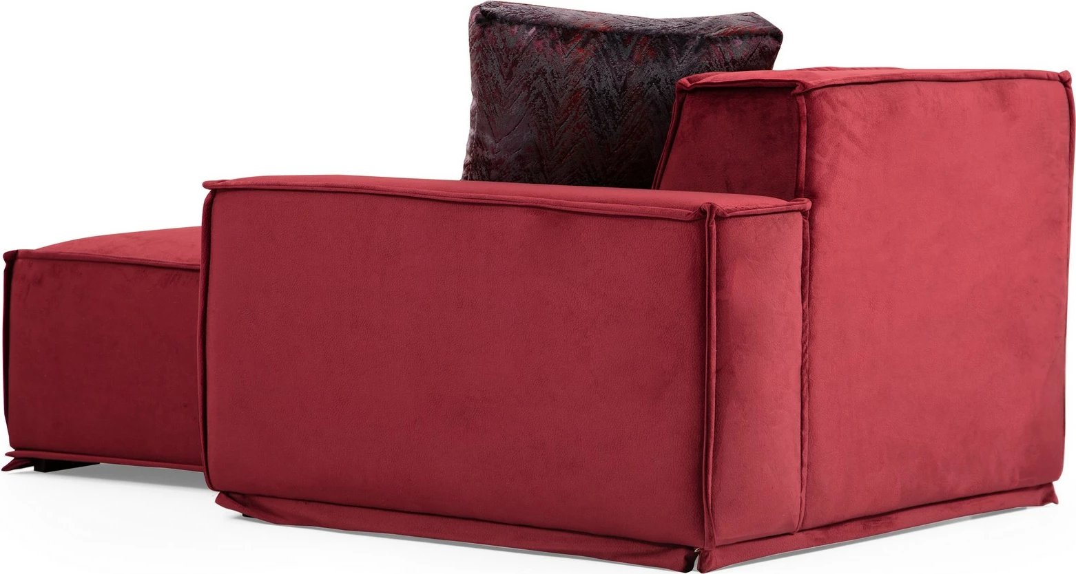 Këndare Atelier del Sofa, Lego Corner 8, ngjyrë burgundy (Chl-O1-1R)