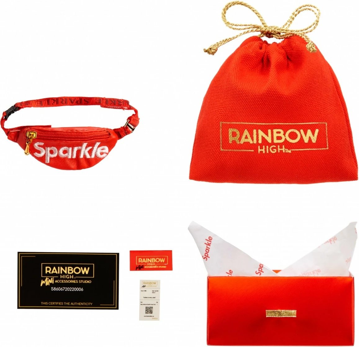 Set çanta aksesorësh Rainbow High Accessories Studio Series 1, për kukulla, Mix Set çanta aksesorësh Rainbow High Accessories Studio Series 1, për kukulla, Mix
