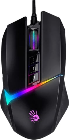 Maus A4 TECH W60 Max Bloody - USB, e zezë