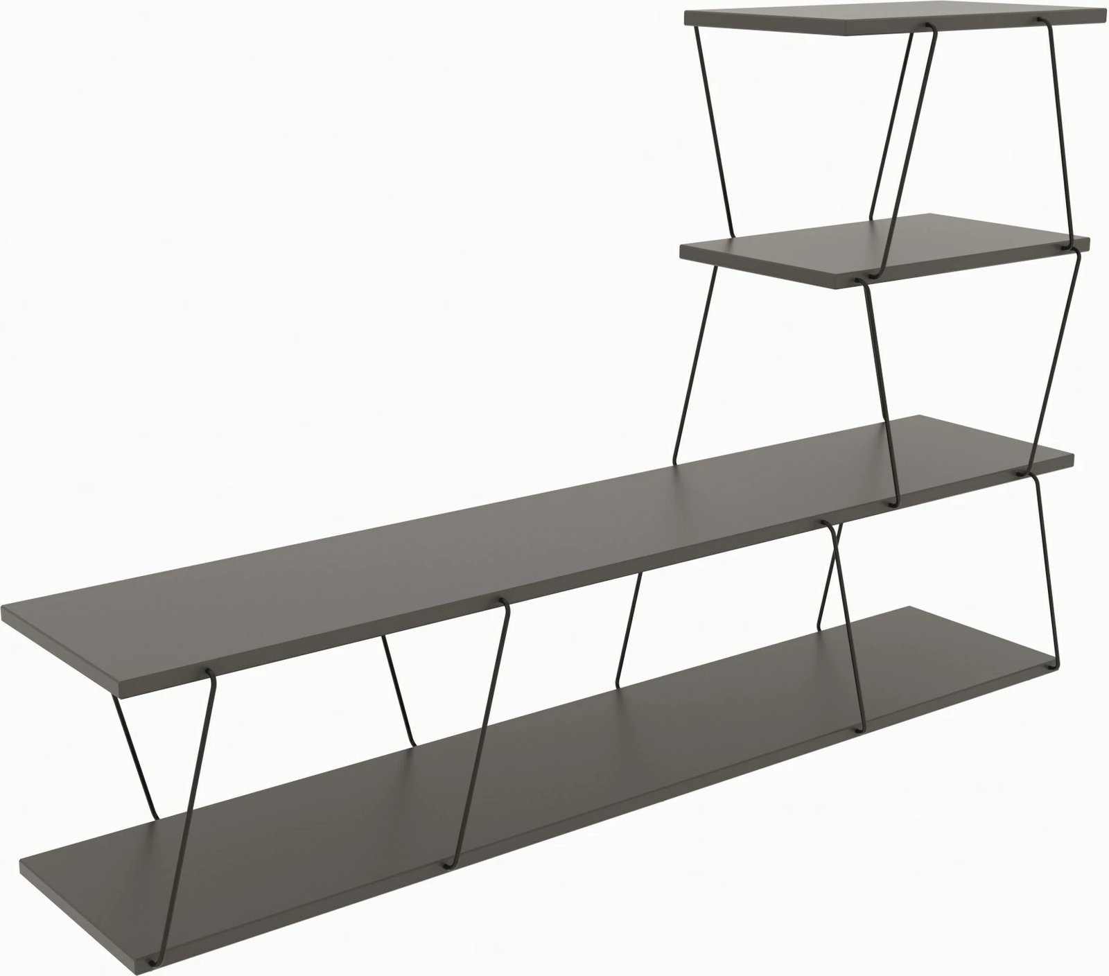 Set mobiljesh për dhomë dite Hanah Home, Basak, antracit