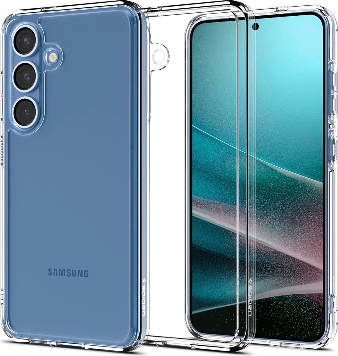 Mbështjellës Spigen Ultra Hybrid për Samsung Galaxy S25, Transparent