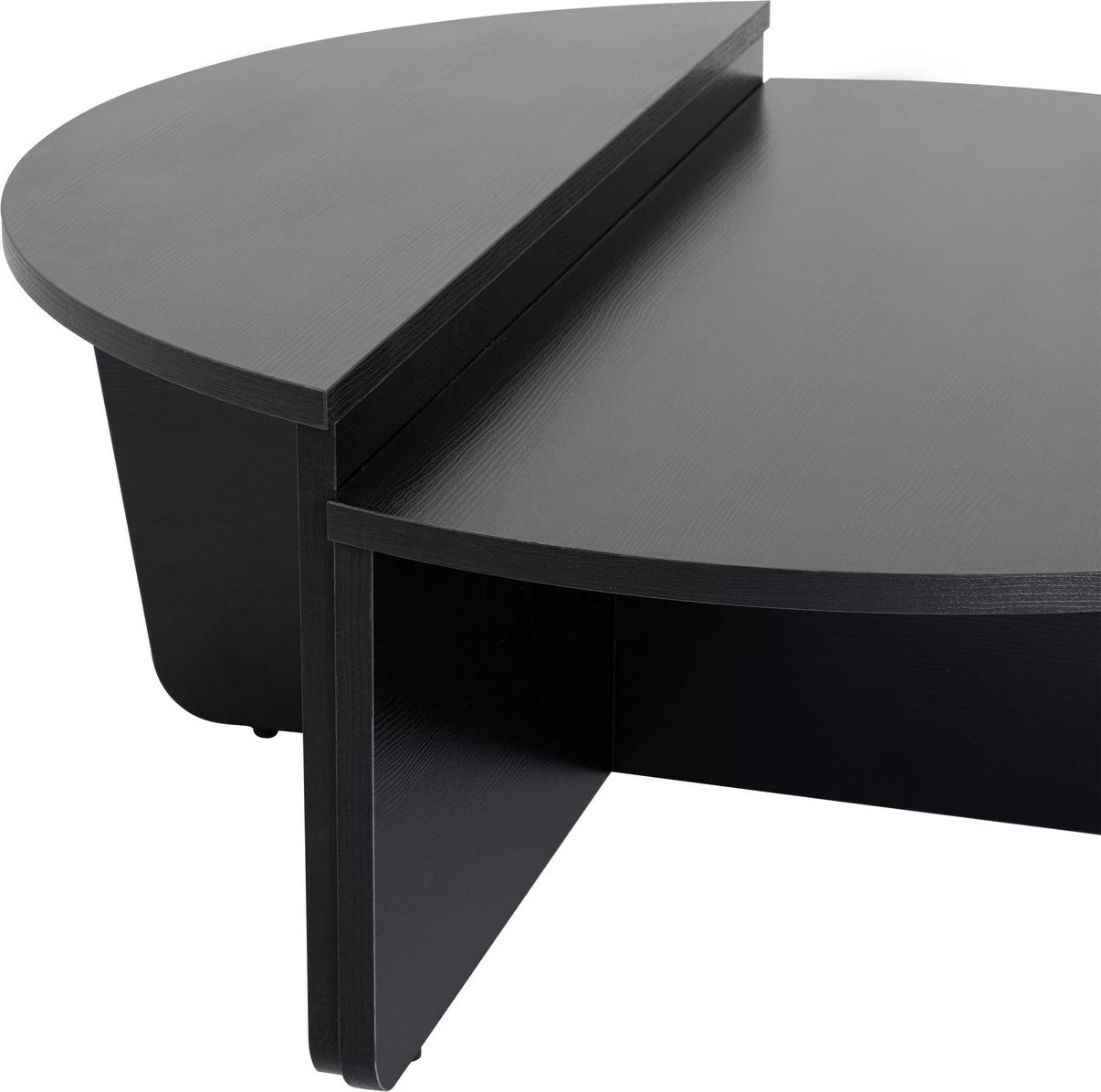 Set tavolinash kafeje Nordure, Orion, dru dhe e zezë, V2