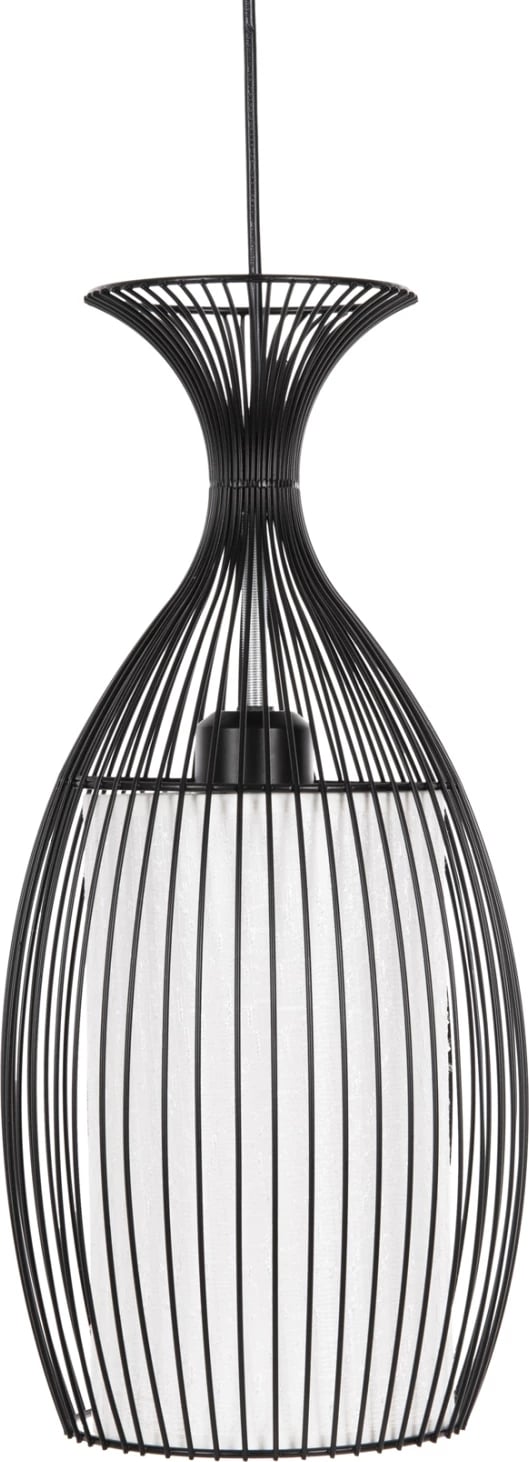 Llambë varëse tavani, metal i zi, FH4186, 20x20x131H cm Llambë varëse tavani, metal i zi, FH4186, 20x20x131H cm
