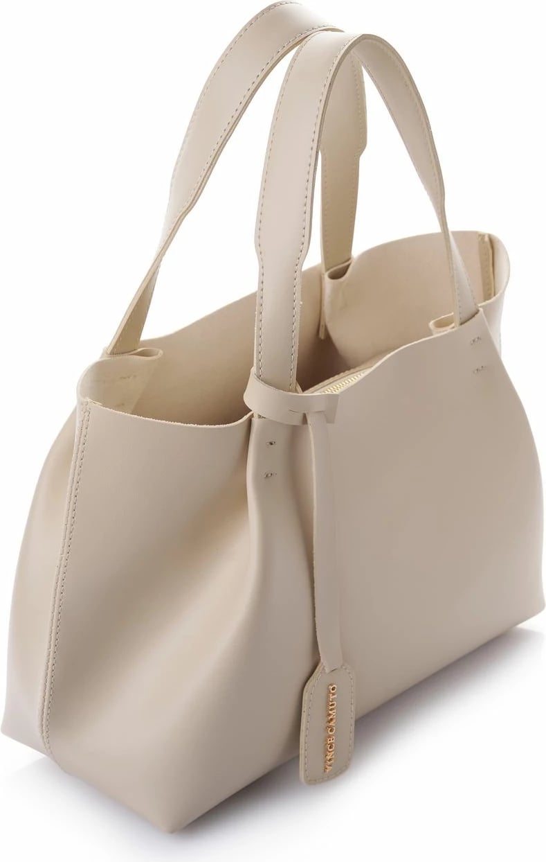 Çantë tote Vince Camuto, Monza, ngjyrë krem
