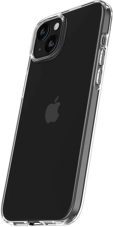 Mbështjellës Spigen Crystal Flex për iPhone 15 Plus, Transparent