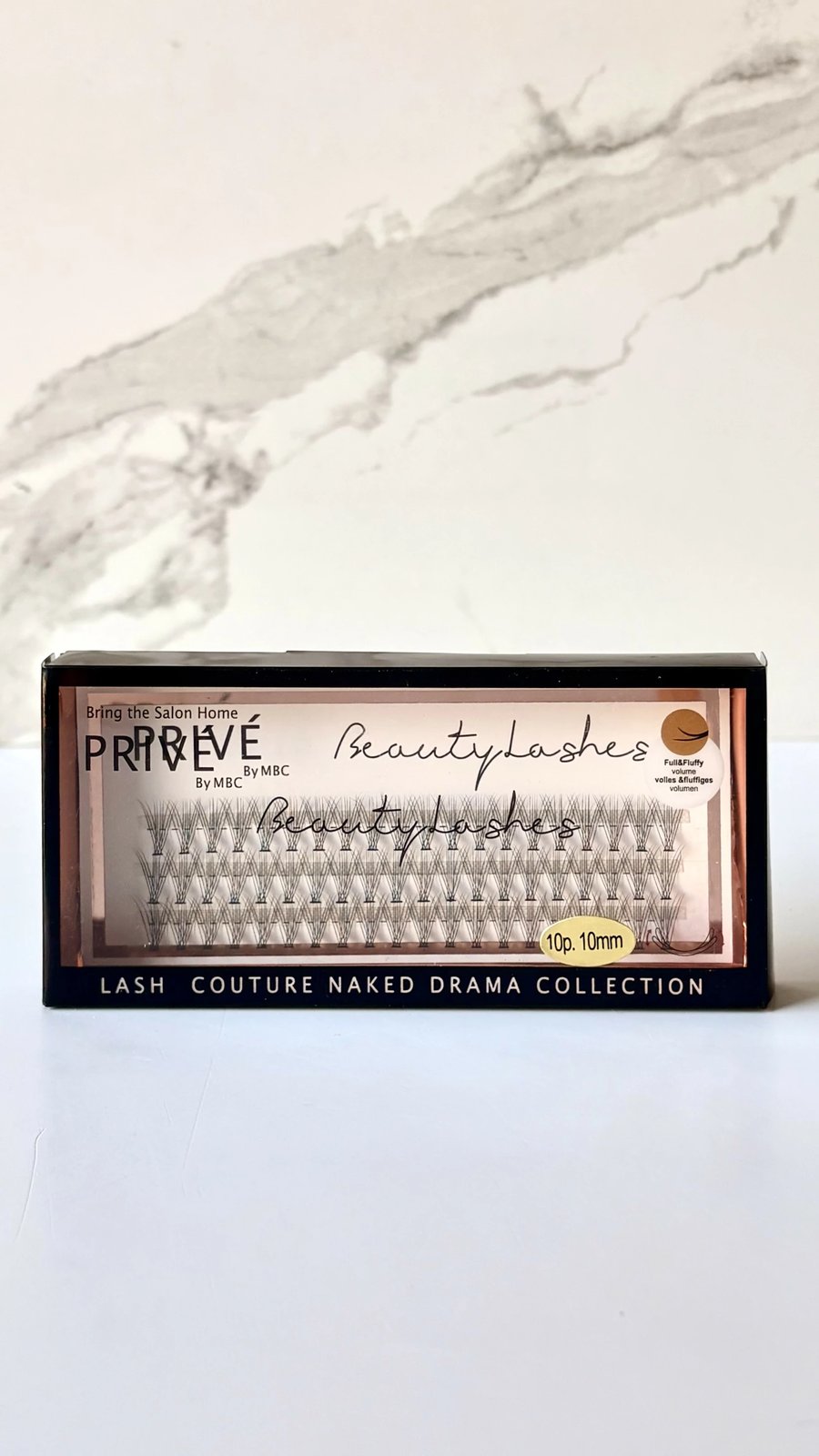 Qerpikë Privé Beauty Lashes, 10p. 10mm