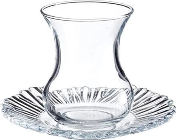Set me 6 gota dhe 6 tablla për çaj, Aurora 0.15 L