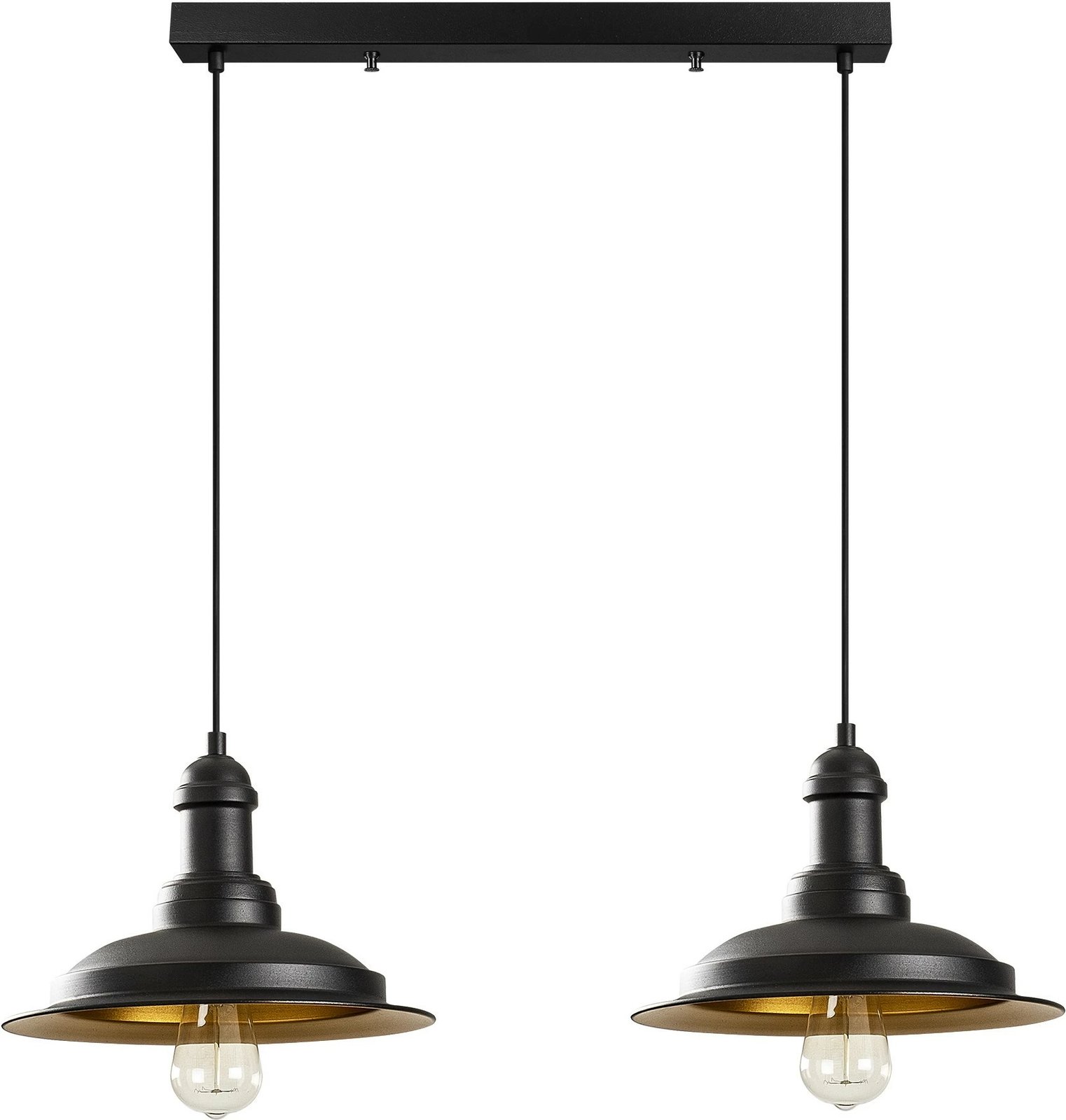 Llambë tavani Opviq, Sağlam - 3776, ngjyrë e zezë dhe ari