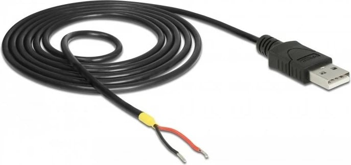 USB kabllo DeLOCK 85664, 1.5m, USB A, USB 2.0, e zezë
