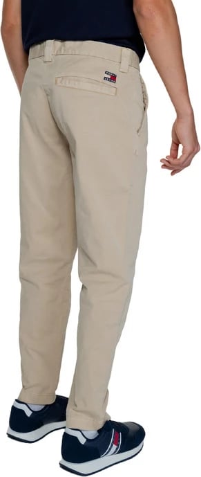 Pantallona Tommy Hilfiger Jeans për meshkuj, të arta