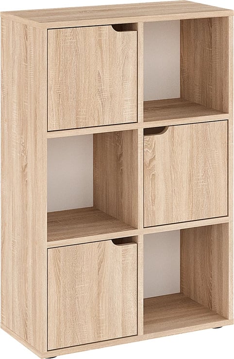 Raft librash Bookel, ngjyrë sonoma, 59.5x27.5x89cm