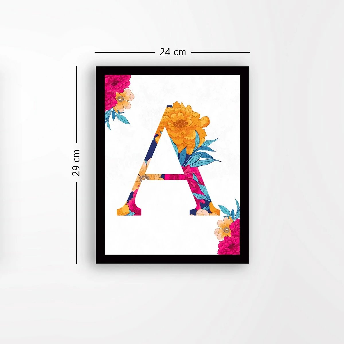 Pikturë dekorative me kornizë MDF, shumëngjyrëshe, SC3923621171, 24x29cm