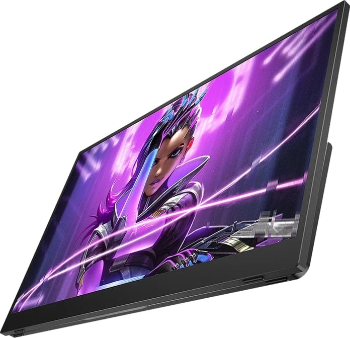 Monitor portativ Uperfect UGame J5 M173J15, 17.3", 4K UHD, 60Hz, IPS, me altoparlantë, i zi