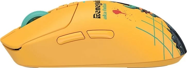 Maus A4Tech Bloody R72 ULTRA DUO Renegade Sunset, wireless, RGB, i verdhë