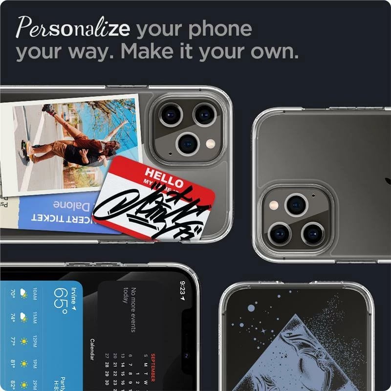 Mbështjellës Spigen Ultra Hybrid për iPhone 12 Pro Max, Transparent