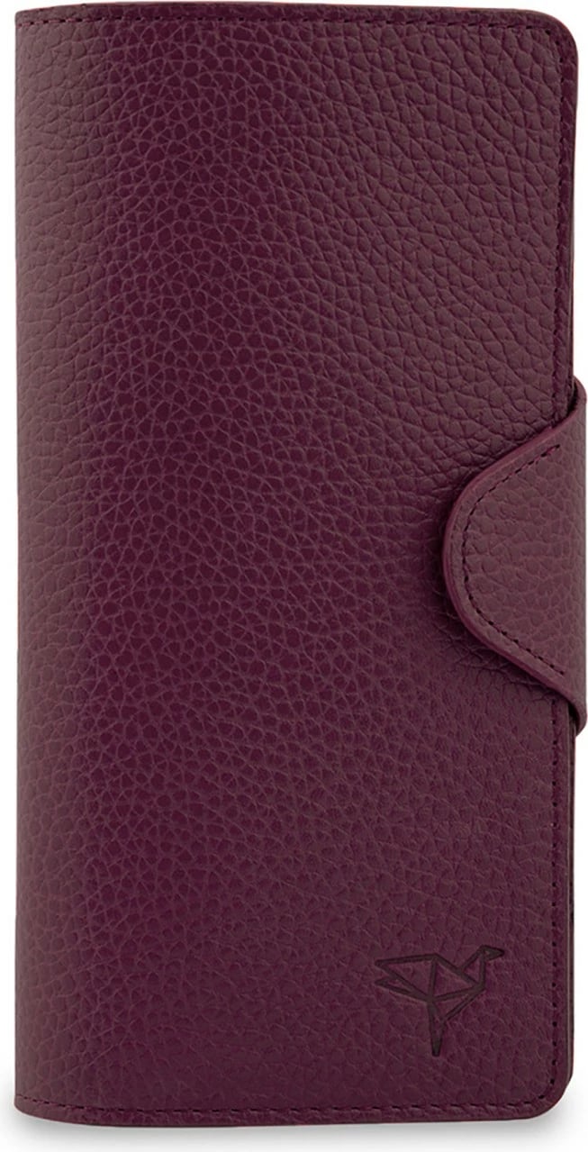 Portofol unisex Zoozie Bags, ngjyrë damson, Martha