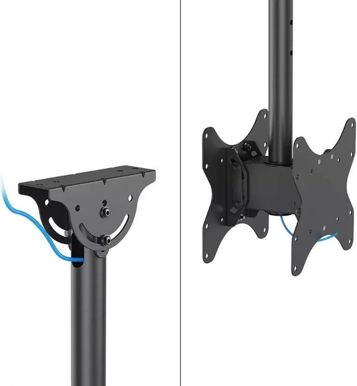 Mbajtës tavani për TV Neomounts CL35-340BL22, 23-42 inç, 45 kg, i zi