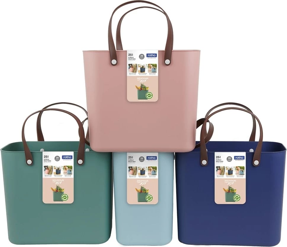 Çantë tote Rotho Albula Style 25L, Blu