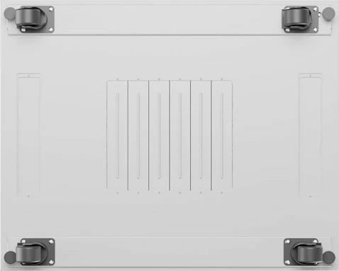 Kasë rack LANBERG 19 inch 15U 800x1000mm, ngjyrë hiri, derë perforuese LCD