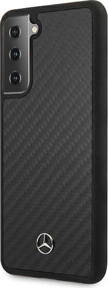 Mbështjellës Mercedes MEHCS21MRCABK Dynamic Line për Samsung Galaxy S21+, i zi, hardcase