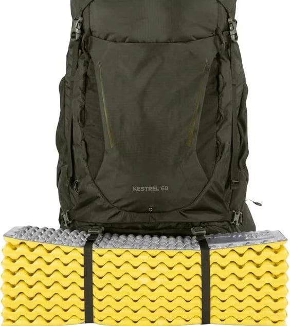 Çantë shpine për trekking Osprey Kestrel 48 khaki S/M