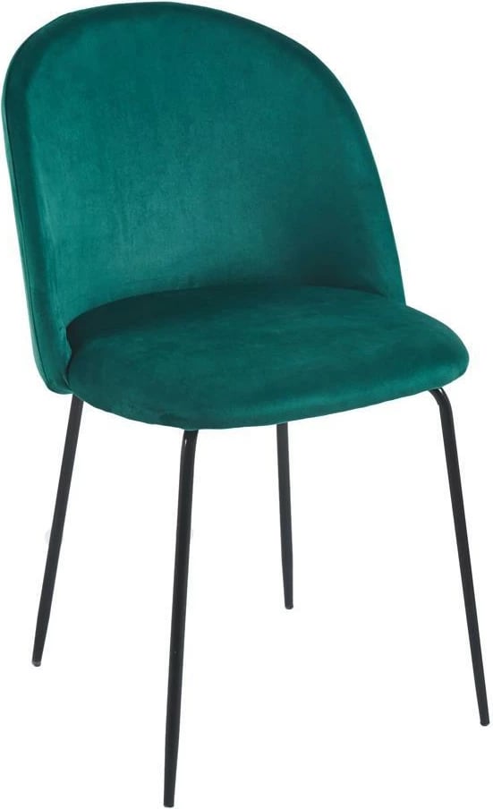 Karrige metalike Nextdeco Iris, Jeshile, 48x52x77cm