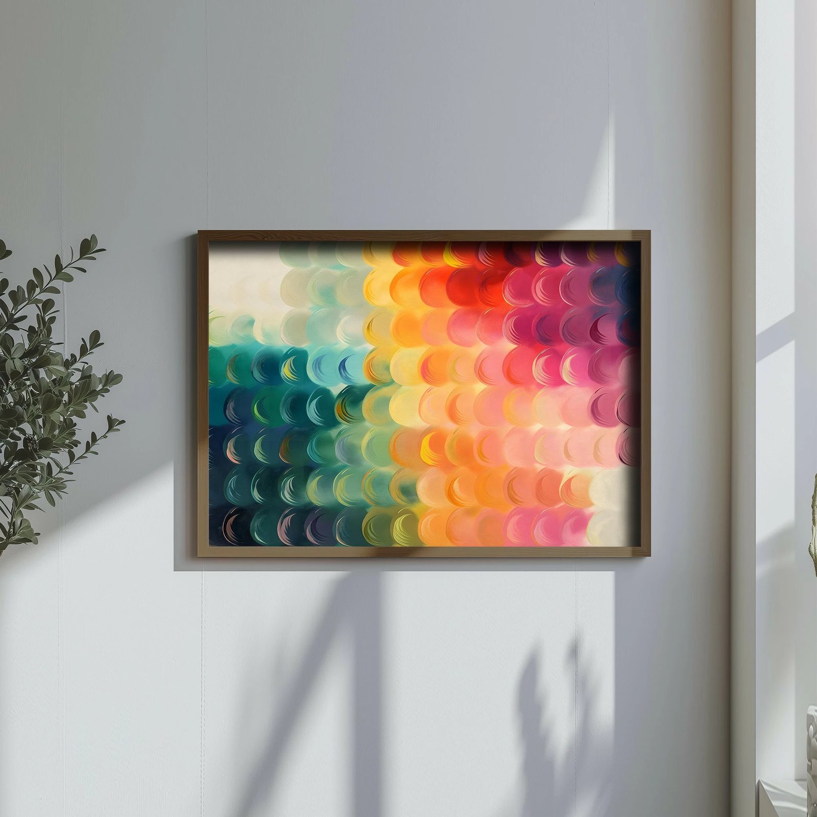 Pikturë dekorative me kornizë MDF, shumëngjyrëshe, GE249-L