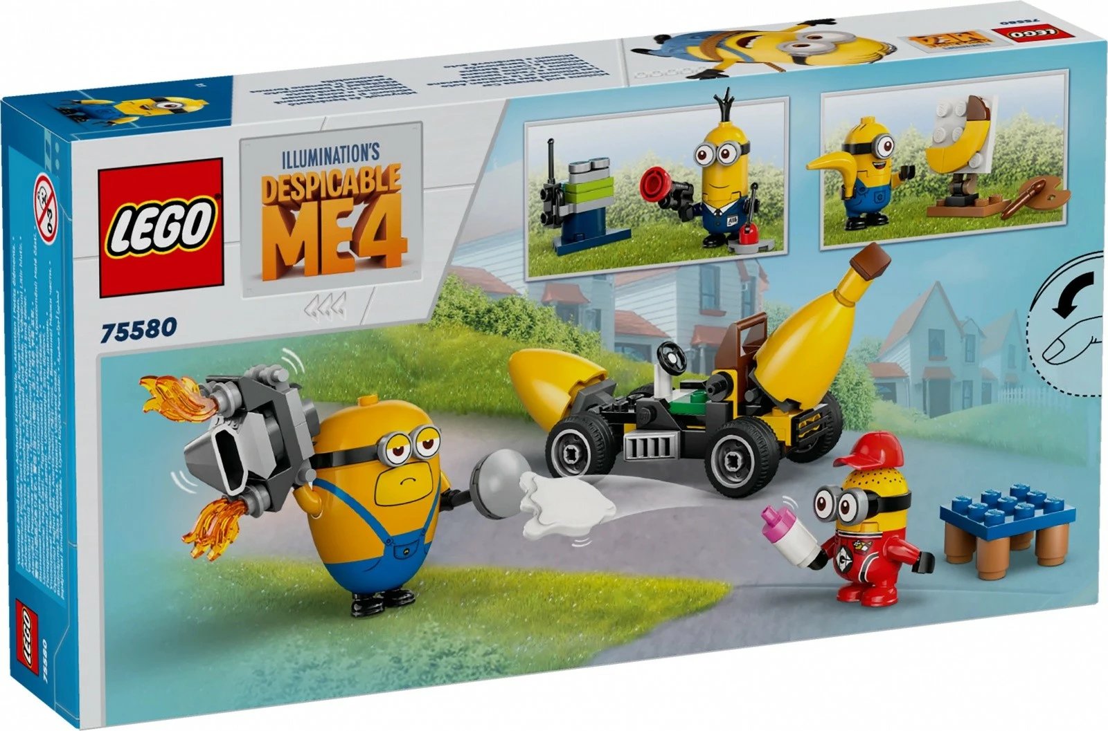 Set LEGO Minions 75580 Minions and Banana Car, 136 pjesë