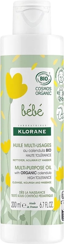Vaj për trup për fëmijë Klorane Multi-Purpose Organic Oil 200ml