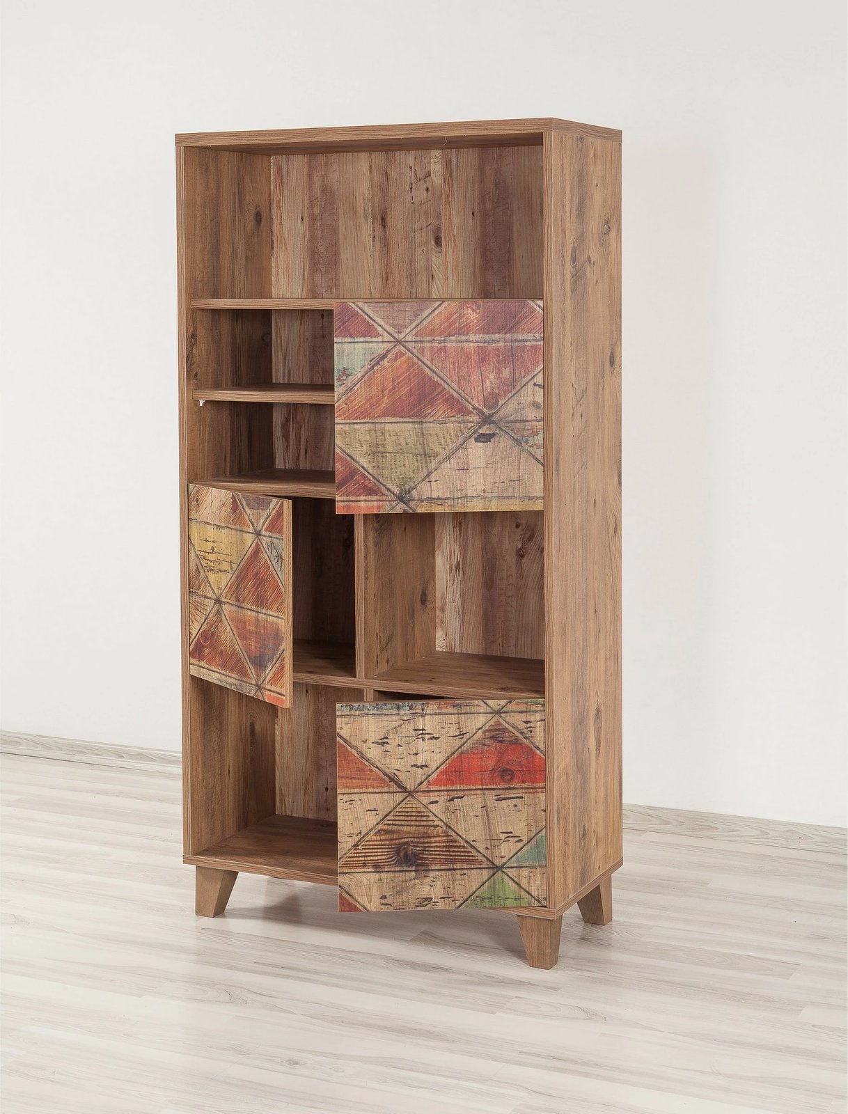 Raft librash Hanah Home, Marina Flora, ngjyrë pishë Atlantike, 80x155x36 cm