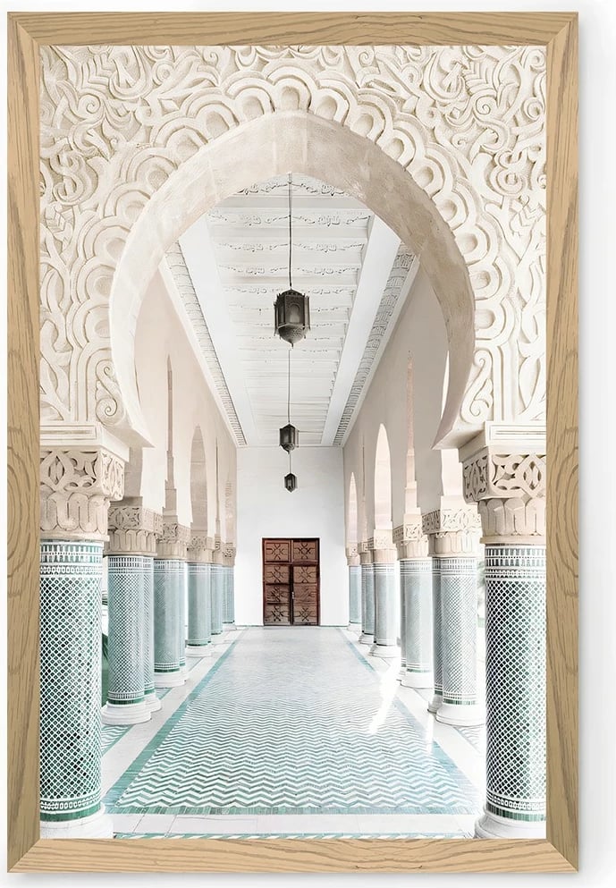 Pikturë dekorative Wallity, shumëngjyrëshe, Tekhammdf56, 33x48cm