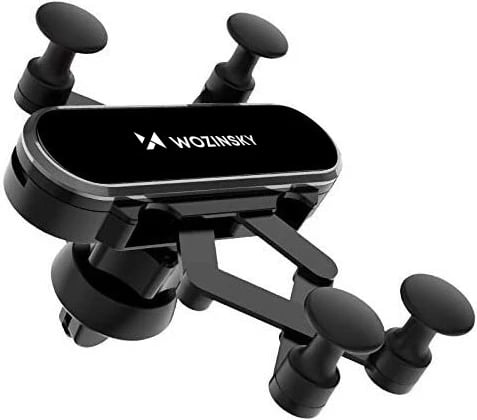 Mbajtës graviteti për celular Wozinsky WCH-05 për grilë ventilimi, zi