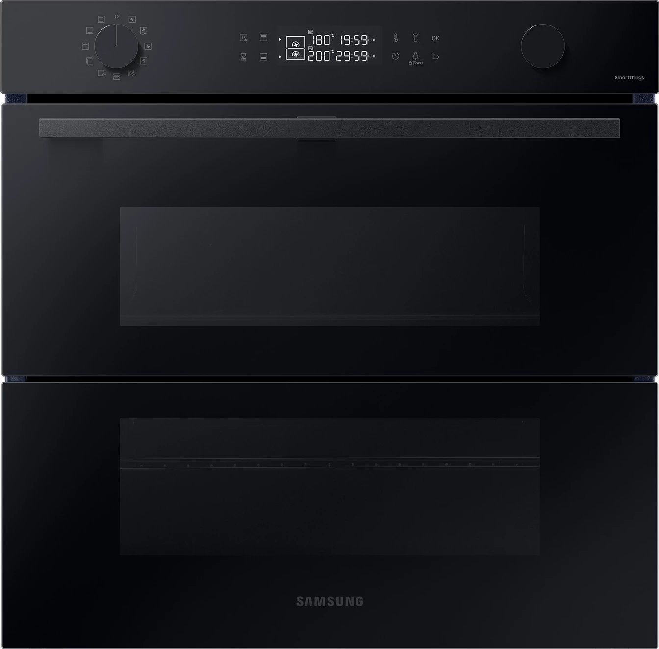 Furrë elektrike Samsung NV7B4535YAK/U3 76 L A+ Dual Cook Flex pyrolytic Natural Steam Clean Black